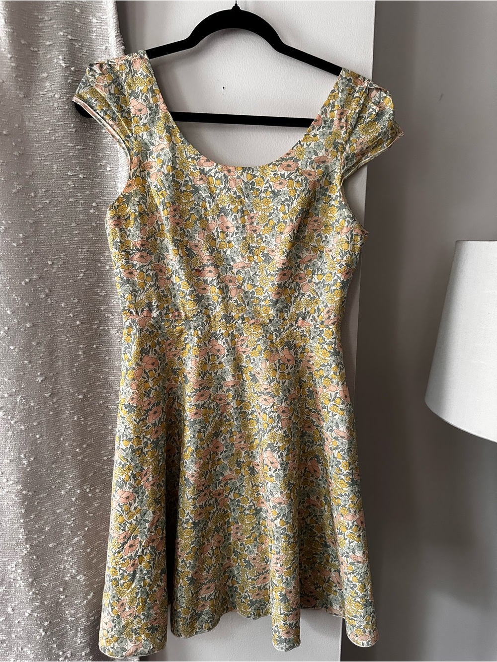 Floral Fit-and-Flare Dress